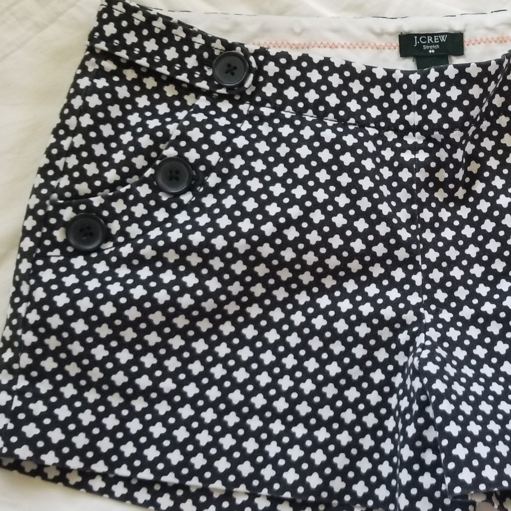 J Crew City Fit Stretch Shorts Side Zip 4
